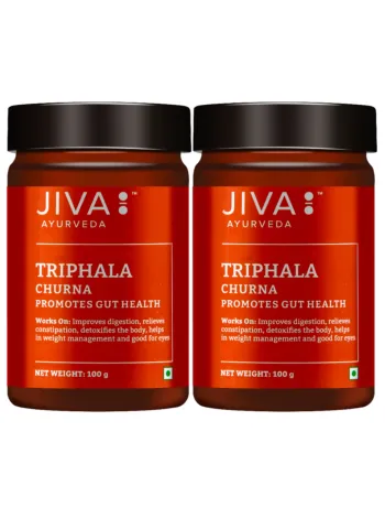 Трифала чурна, 100 г - 2 упаковки, Джива Аюрведа; Triphala churna, 100 g - 2 packs, Jiva Ayurveda